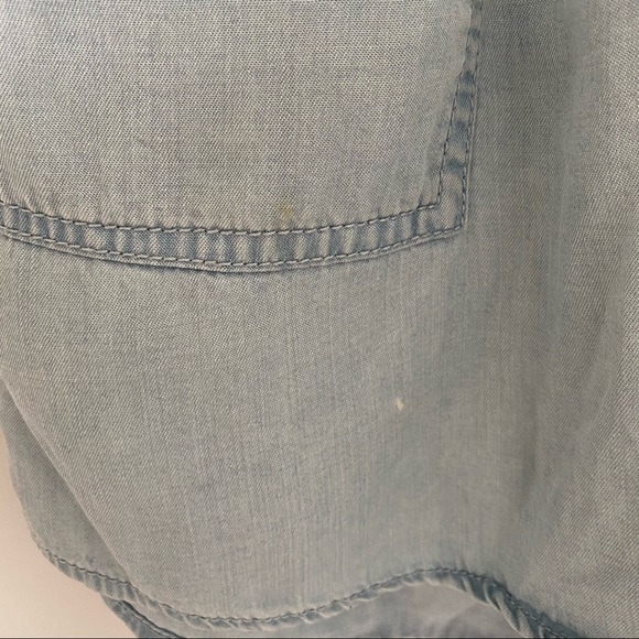 COUNTRY ROAD - light blue skirt elastic waist - Picture 7 of 10